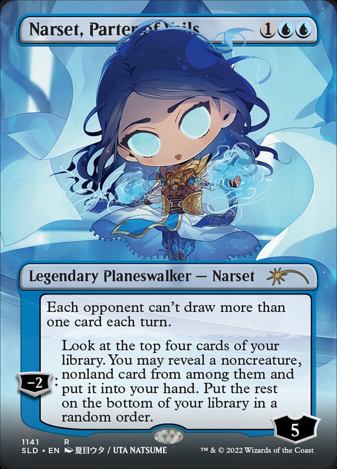 Narset, Parter of Veils (Borderless) [Secret Lair Drop Series] | Empire Gaming NC