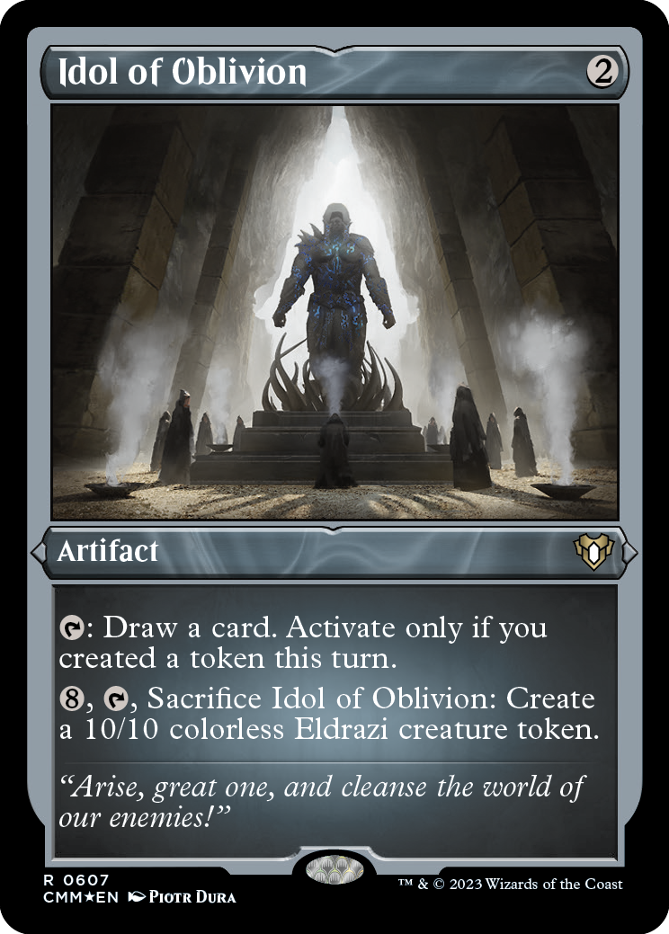 Idol of Oblivion (Foil Etched) [Commander Masters] | Empire Gaming NC