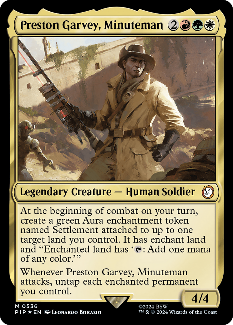 Preston Garvey, Minuteman (Surge Foil) [Fallout] | Empire Gaming NC