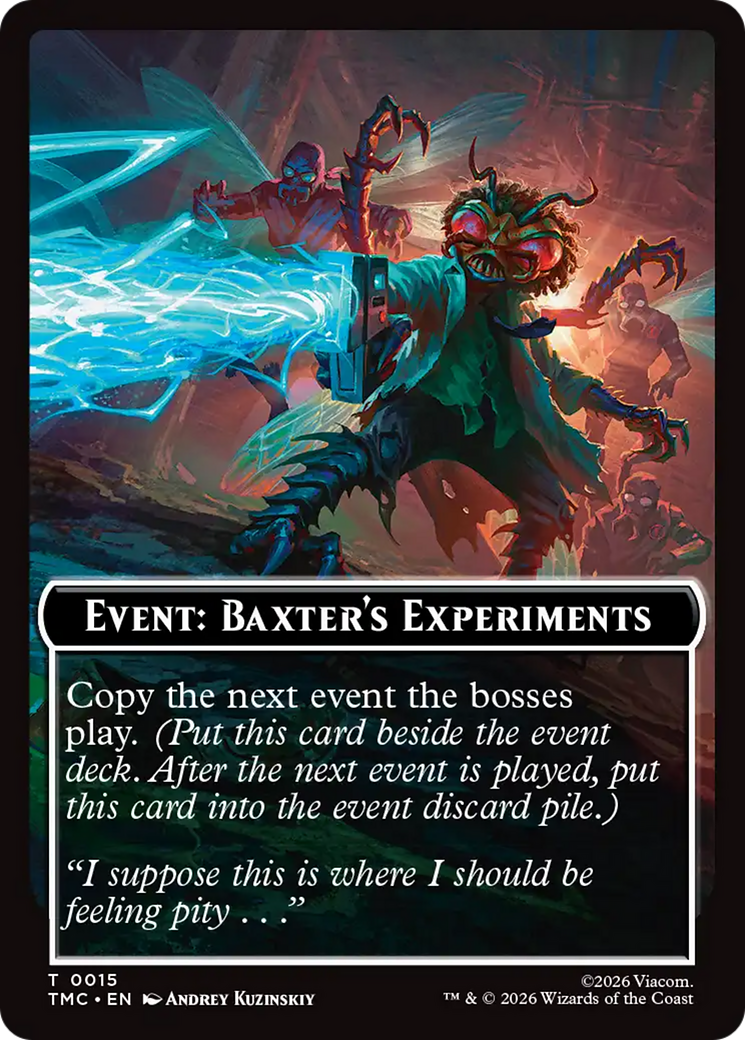 Event: Baxter's Experiments [Teenage Mutant Ninja Turtles Commander Tokens] | Empire Gaming NC