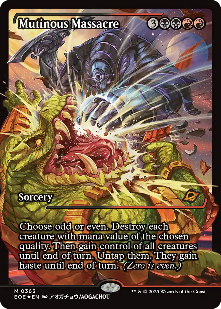 Mutinous Massacre (Showcase) [Edge of Eternities] | Empire Gaming NC