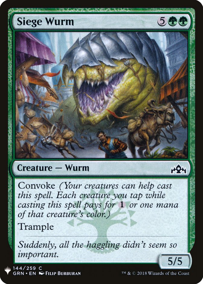 Siege Wurm [Mystery Booster] | Empire Gaming NC