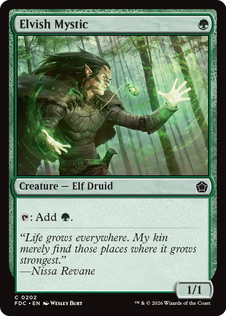 Elvish Mystic [Foundations Commander] | Empire Gaming NC