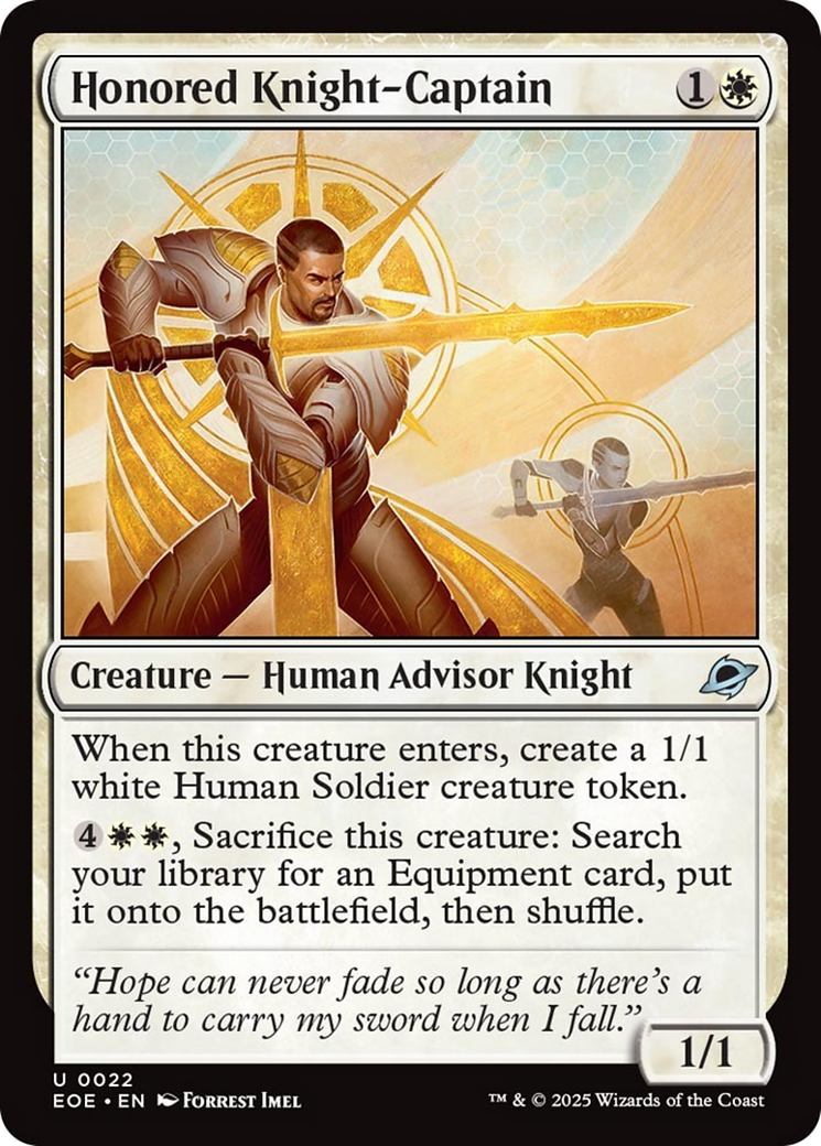 Honored Knight-Captain [Edge of Eternities] | Empire Gaming NC
