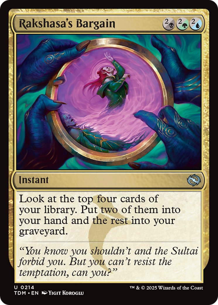 Rakshasa's Bargain [Tarkir: Dragonstorm] | Empire Gaming NC