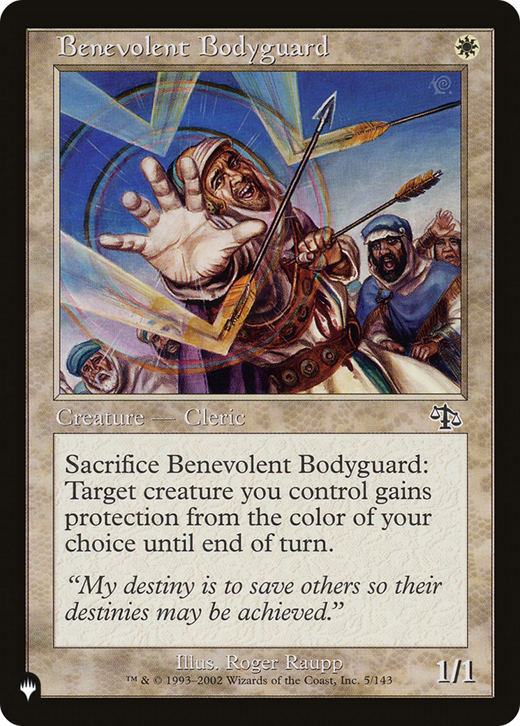 Benevolent Bodyguard [The List] | Empire Gaming NC