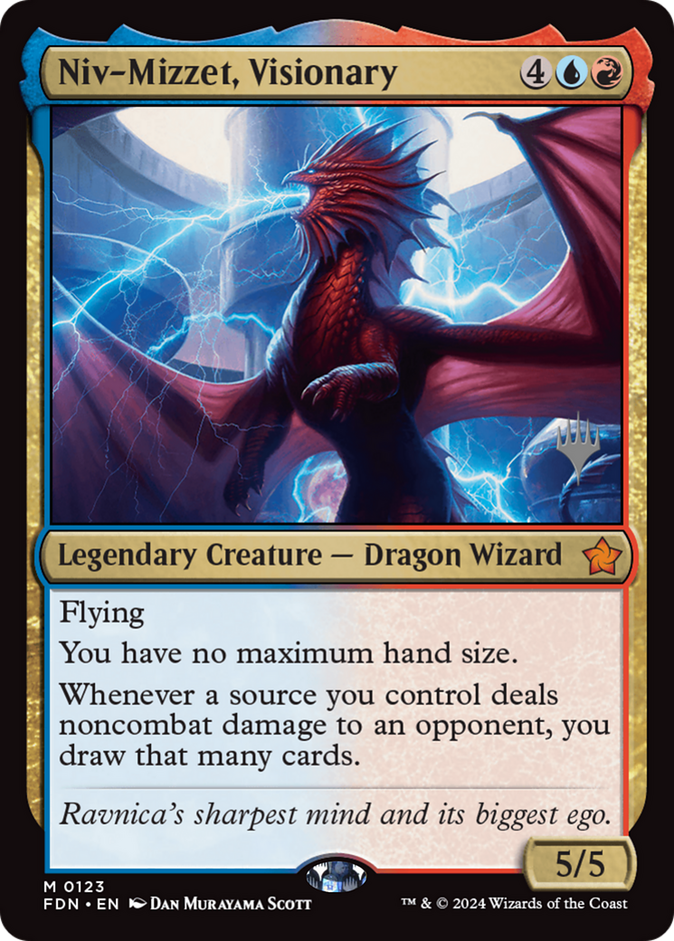 Niv-Mizzet, Visionary (Promo Pack) [Foundations Promos] | Empire Gaming NC