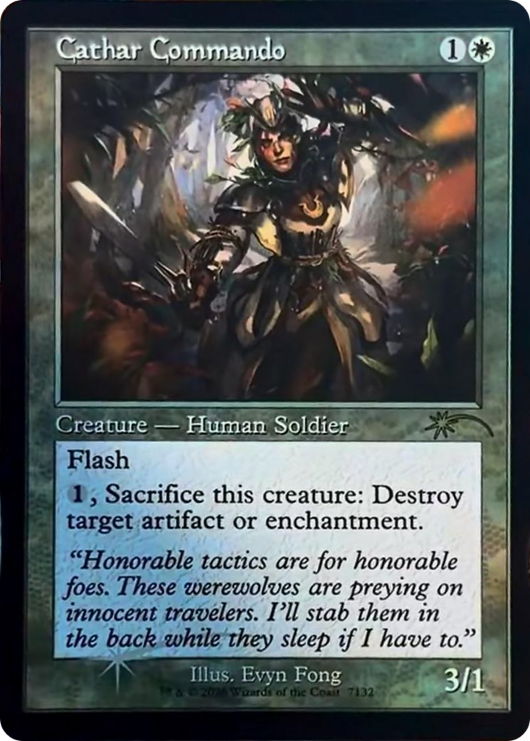Cathar Commando (Retro Frame) [Secret Lair Drop Series] | Empire Gaming NC