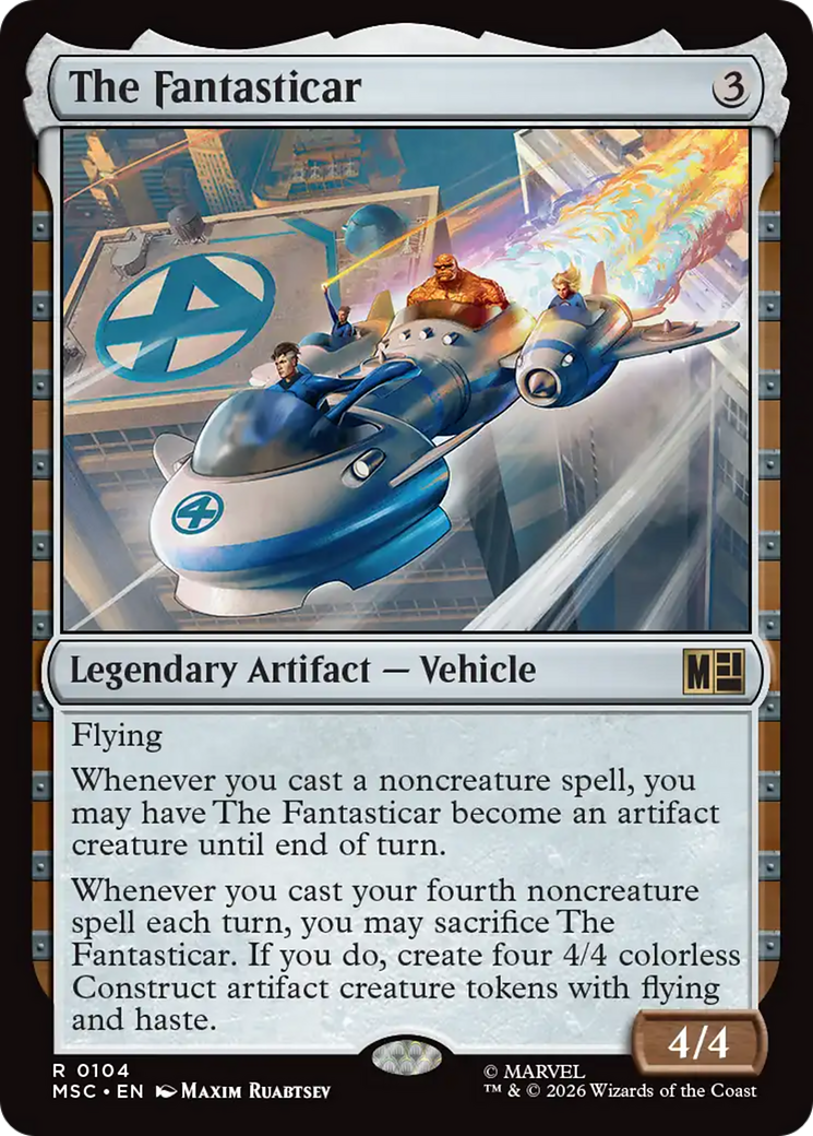 The Fantasticar (Surge Foil) [Marvel Super Heroes Commander] | Empire Gaming NC