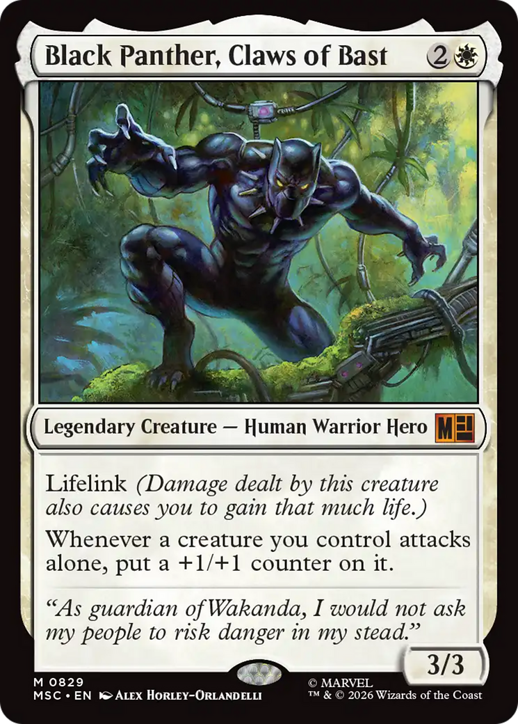 Black Panther, Claws of Bast [Marvel Super Heroes Commander] | Empire Gaming NC
