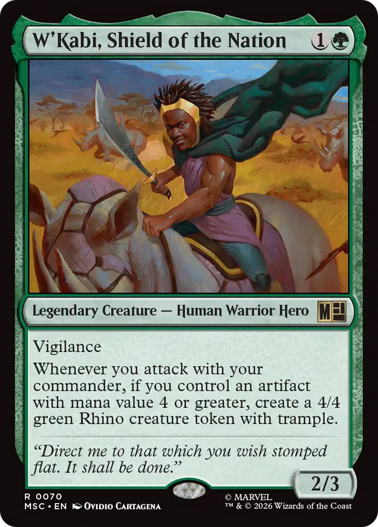 W'Kabi, Shield of the Nation (Surge Foil) [Marvel Super Heroes Commander] | Empire Gaming NC