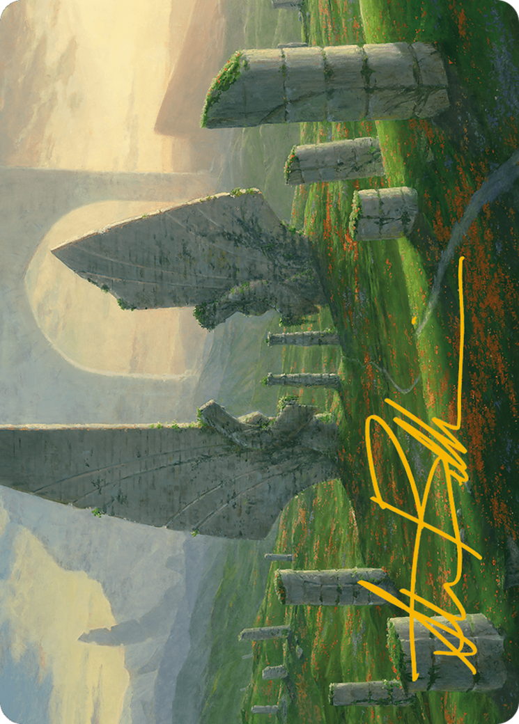 Monumental Henge Art Card (Gold-Stamped Signature) [Modern Horizons 3 Art Series] | Empire Gaming NC