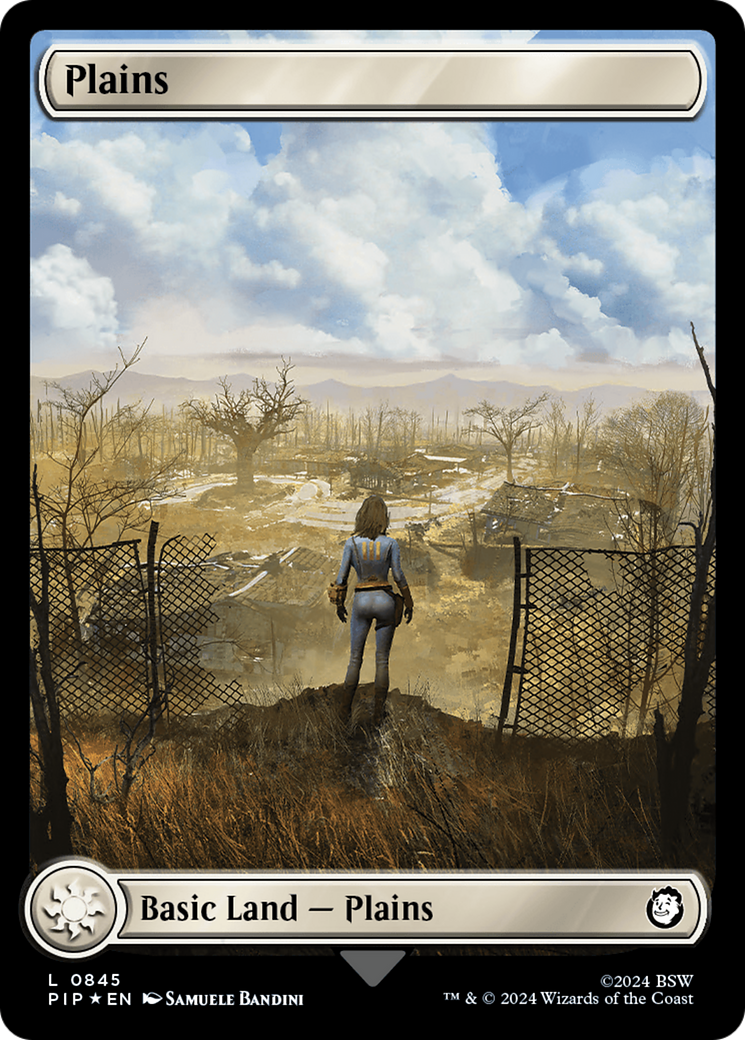 Plains (0845) (Surge Foil) [Fallout] | Empire Gaming NC