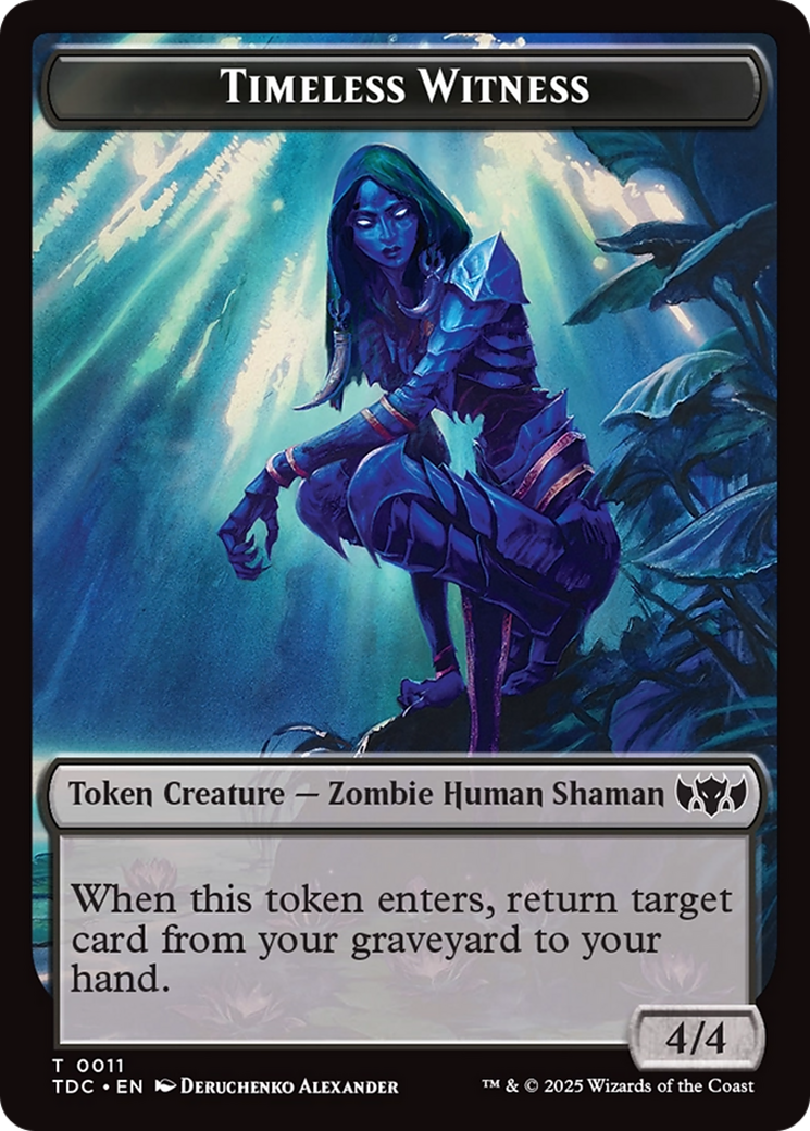 Goat // Timeless Witness Double-Sided Token [Tarkir: Dragonstorm Commander Tokens] | Empire Gaming NC