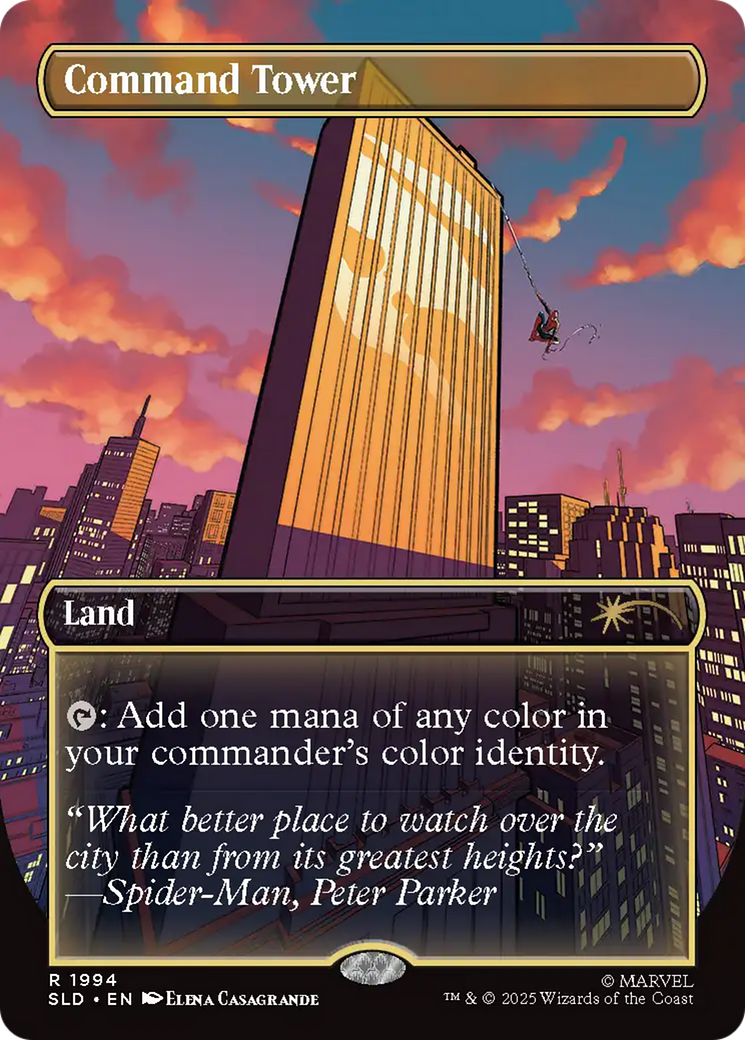 Command Tower (1994) (Rainbow Foil) [Secret Lair Drop Series] | Empire Gaming NC