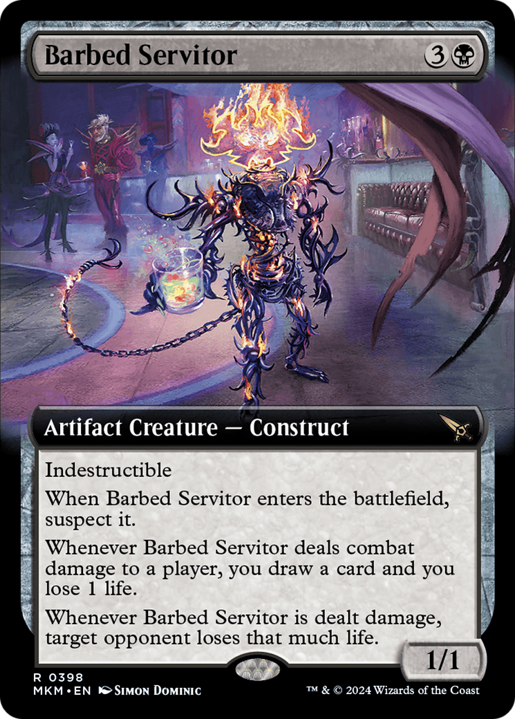 Barbed Servitor (Extended Art) [Murders at Karlov Manor] | Empire Gaming NC