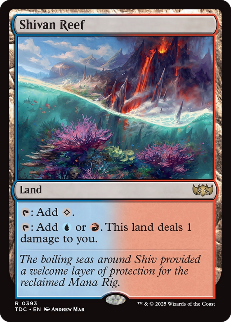 Shivan Reef [Tarkir: Dragonstorm Commander] | Empire Gaming NC