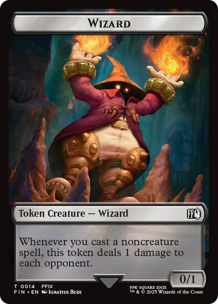 Bird (0016) // Wizard (0014) Double-Sided Token [FINAL FANTASY Tokens] | Empire Gaming NC