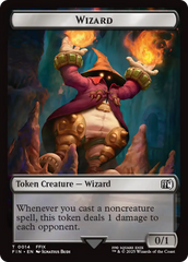 Bird (0016) // Wizard (0014) Double-Sided Token [FINAL FANTASY Tokens] | Empire Gaming NC