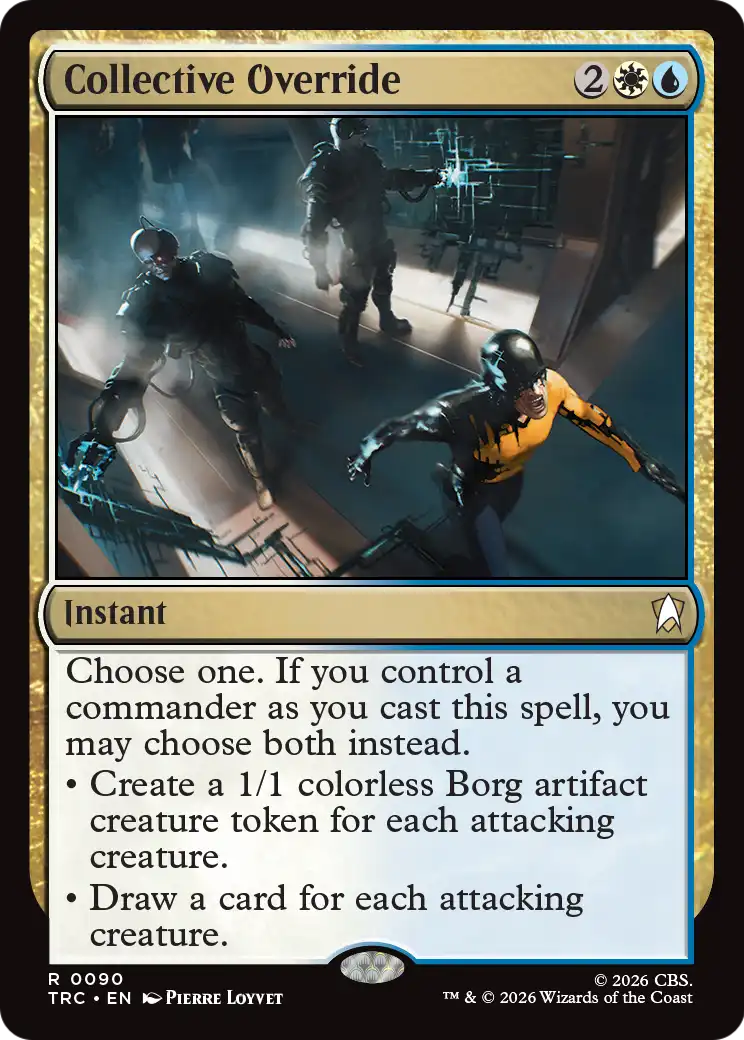 Collective Override (Surge Foil) [Star Trek Commander] | Empire Gaming NC