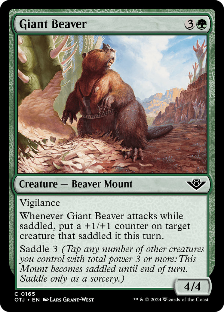 Giant Beaver [Outlaws of Thunder Junction] | Empire Gaming NC