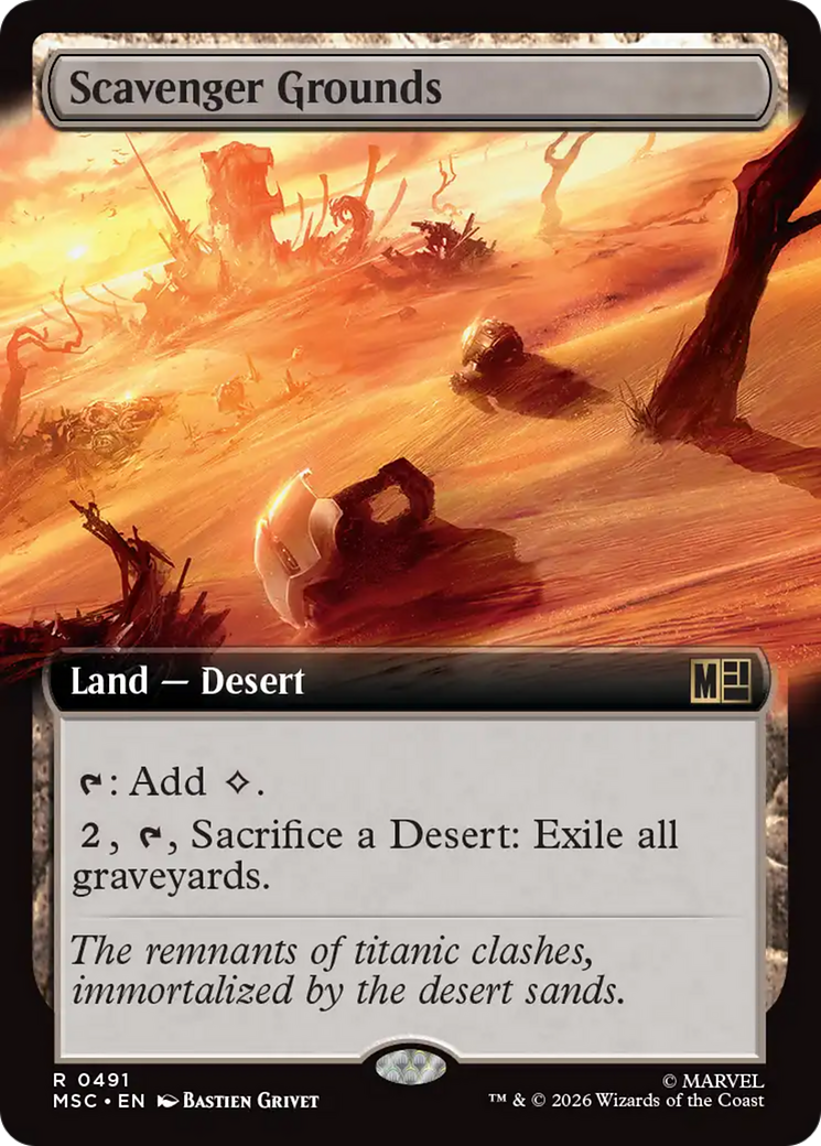 Scavenger Grounds (Extended Art) [Marvel Super Heroes Commander] | Empire Gaming NC