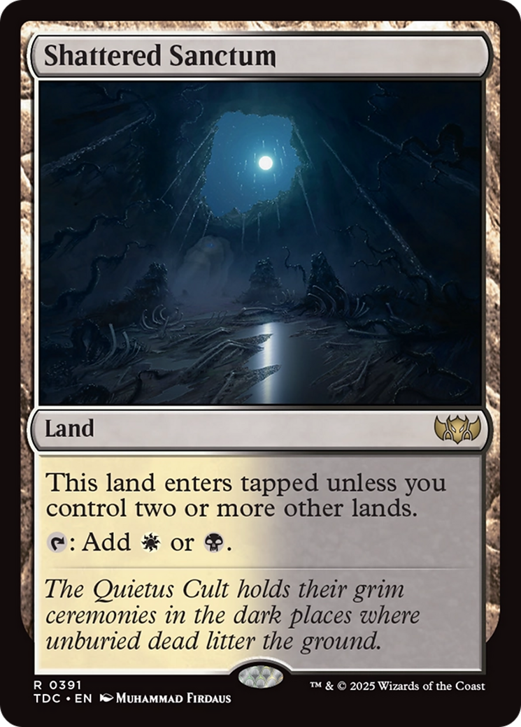 Shattered Sanctum [Tarkir: Dragonstorm Commander] | Empire Gaming NC