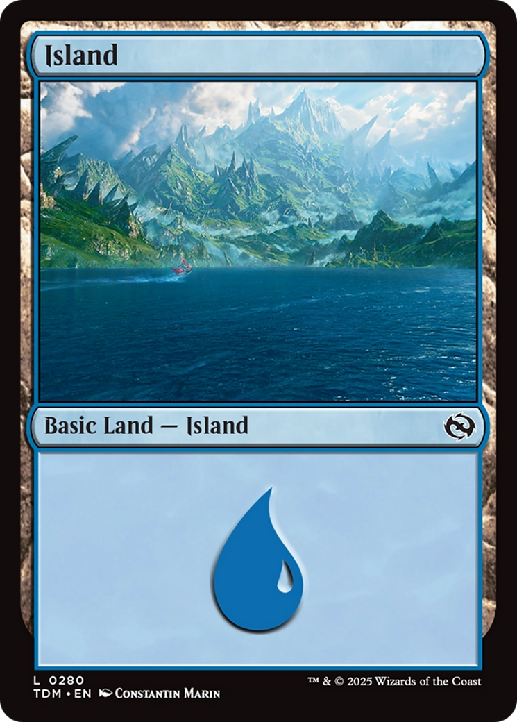 Island (0280) [Tarkir: Dragonstorm] | Empire Gaming NC