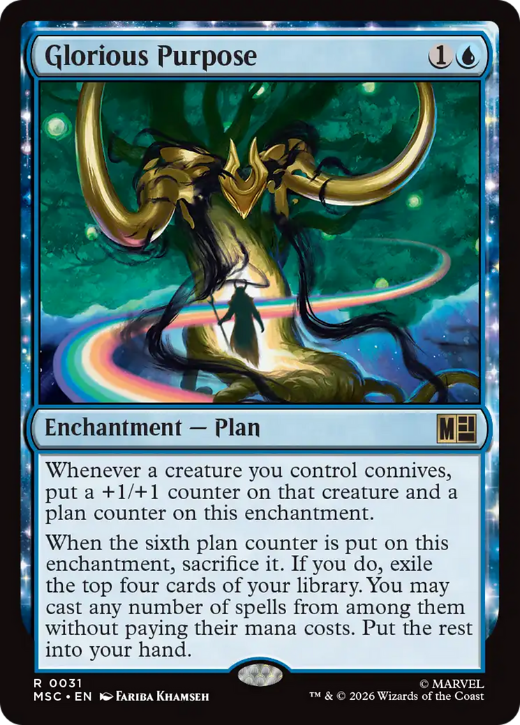 Glorious Purpose (Surge Foil) [Marvel Super Heroes Commander] | Empire Gaming NC