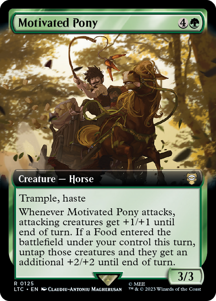 Motivated Pony (Extended Art) [The Lord of the Rings: Tales of Middle-Earth Commander] | Empire Gaming NC