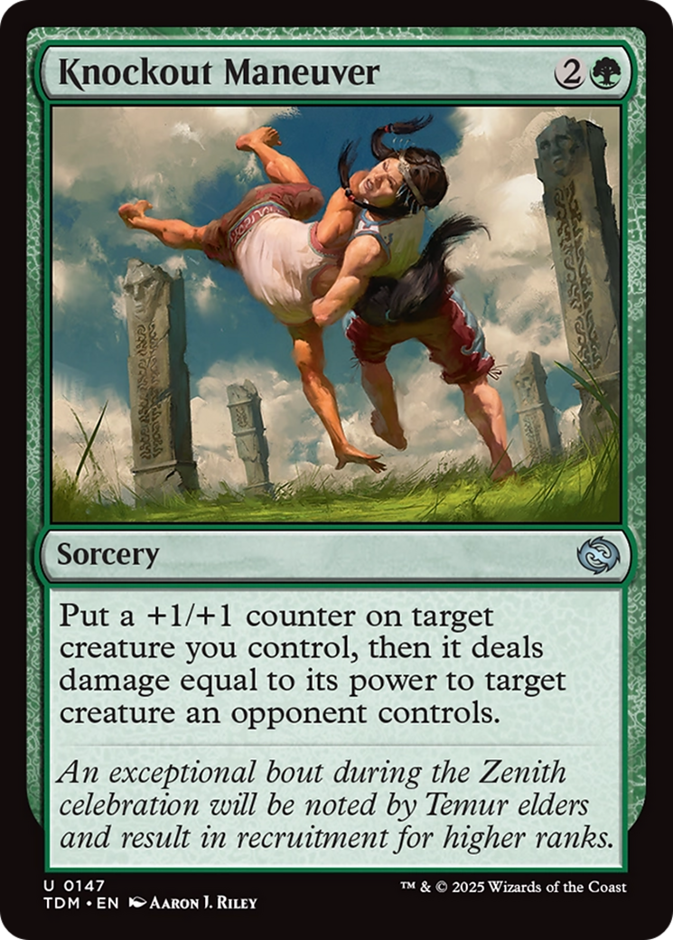 Knockout Maneuver [Tarkir: Dragonstorm] | Empire Gaming NC