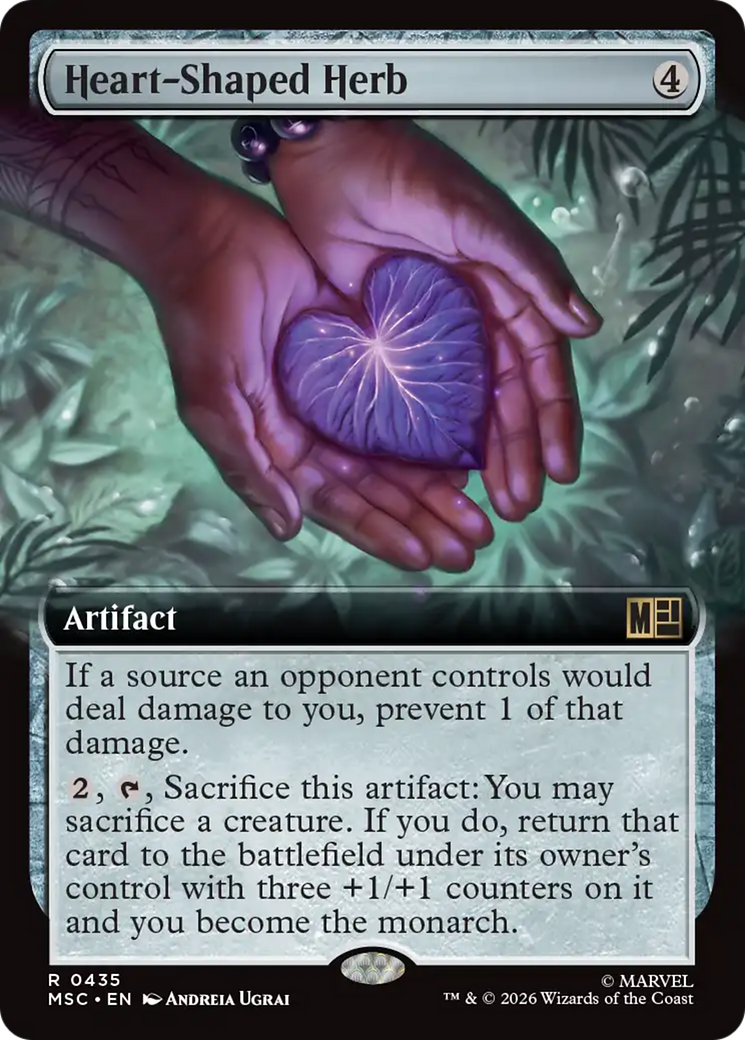 Heart-Shaped Herb (Extended Art) [Marvel Super Heroes Commander] | Empire Gaming NC