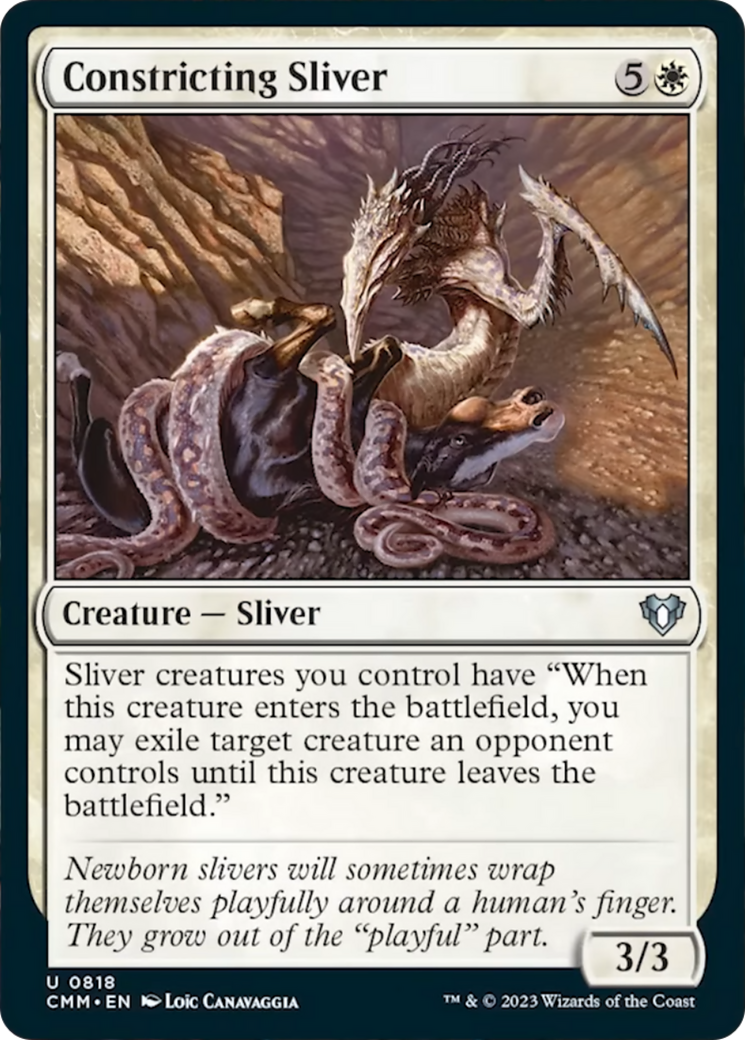 Constricting Sliver [Commander Masters] | Empire Gaming NC