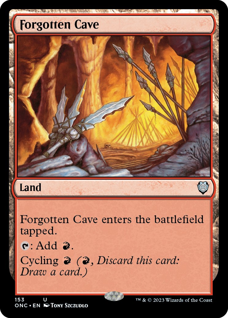 Forgotten Cave [Phyrexia: All Will Be One Commander] | Empire Gaming NC