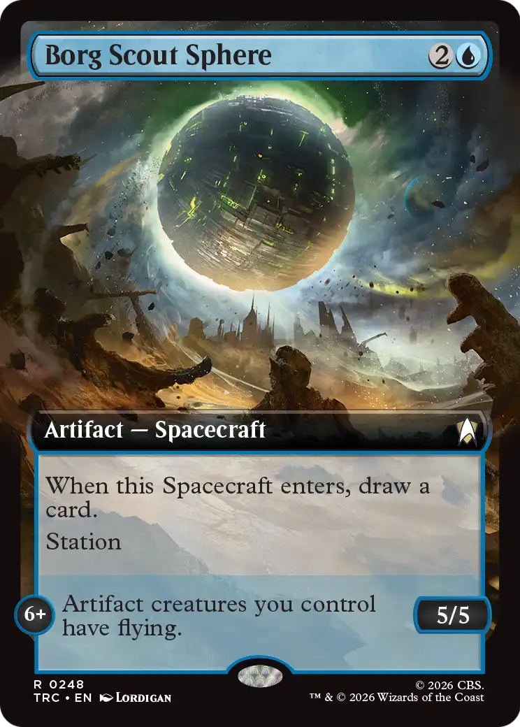Borg Scout Sphere (Extended Art) [Star Trek Commander] | Empire Gaming NC