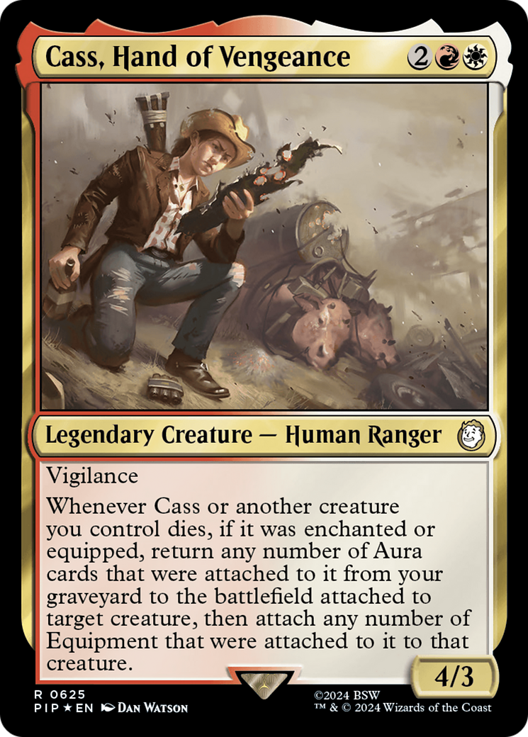 Cass, Hand of Vengeance (Surge Foil) [Fallout] | Empire Gaming NC