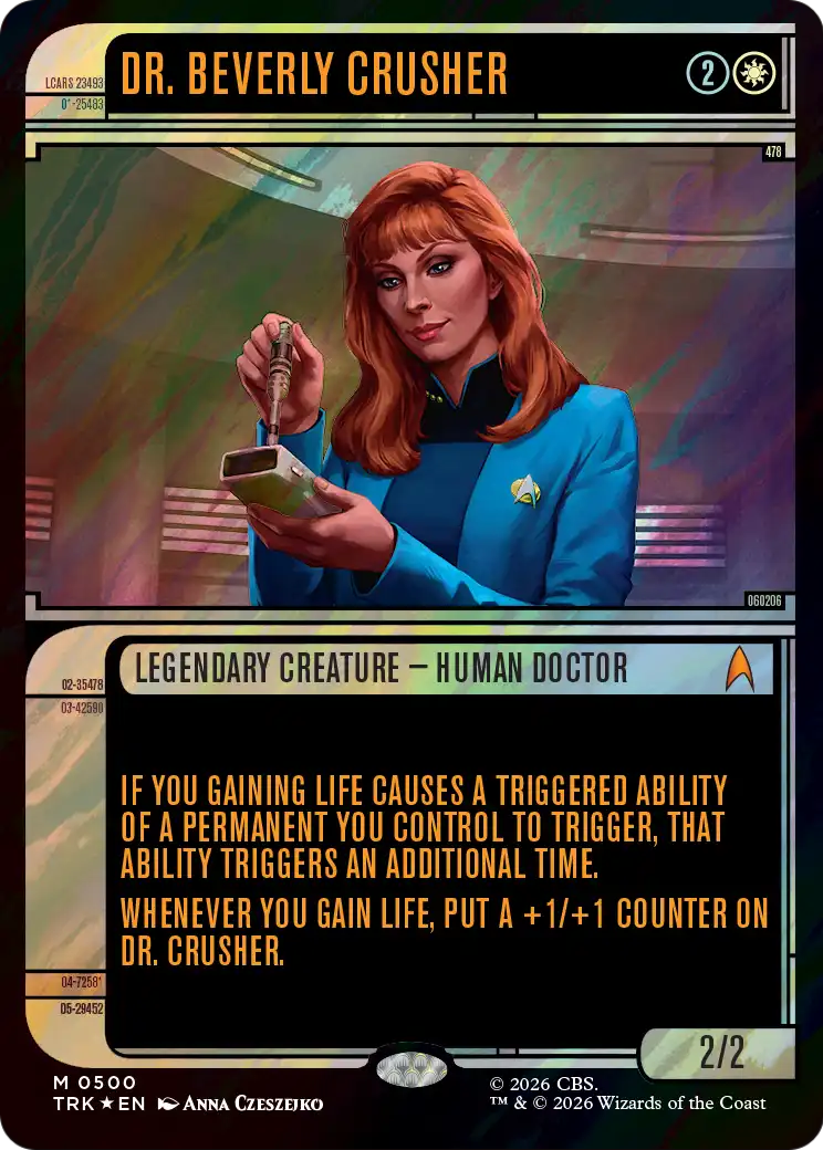Dr. Beverly Crusher (Showcase) (Surge Foil) [Star Trek] | Empire Gaming NC