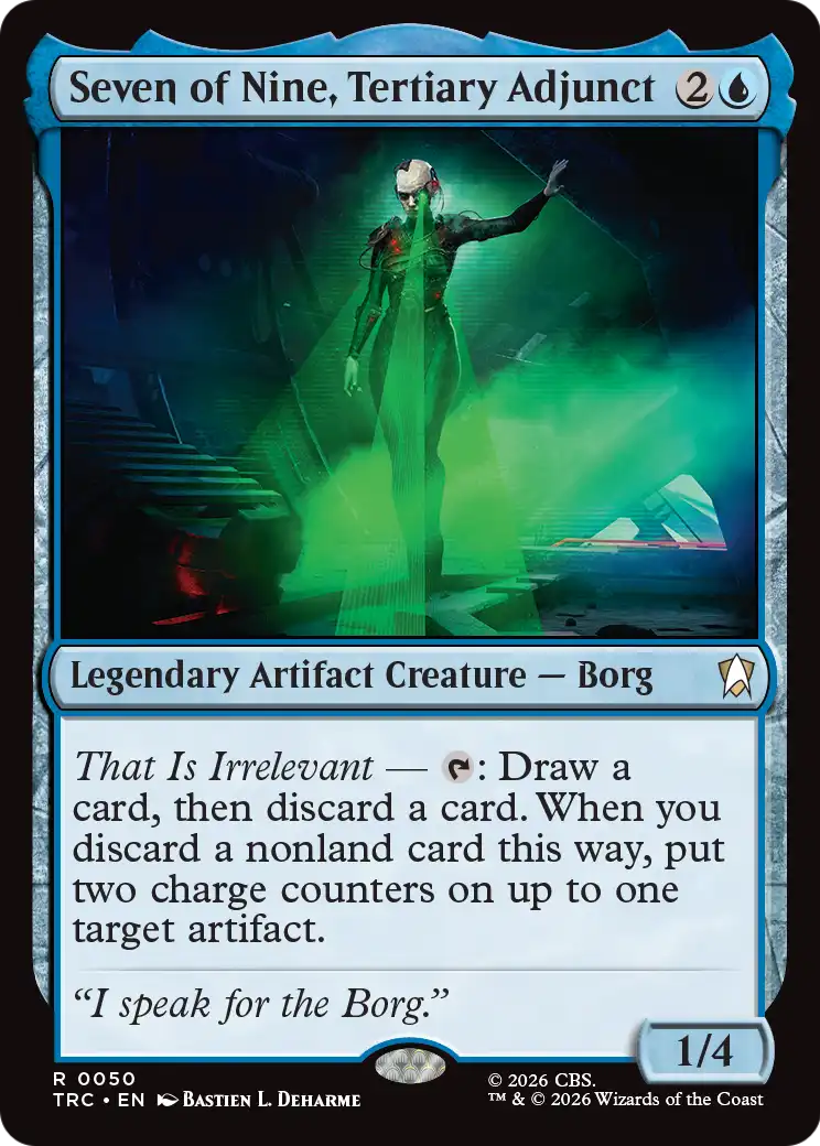 Seven of Nine, Tertiary Adjunct (Surge Foil) [Star Trek Commander] | Empire Gaming NC