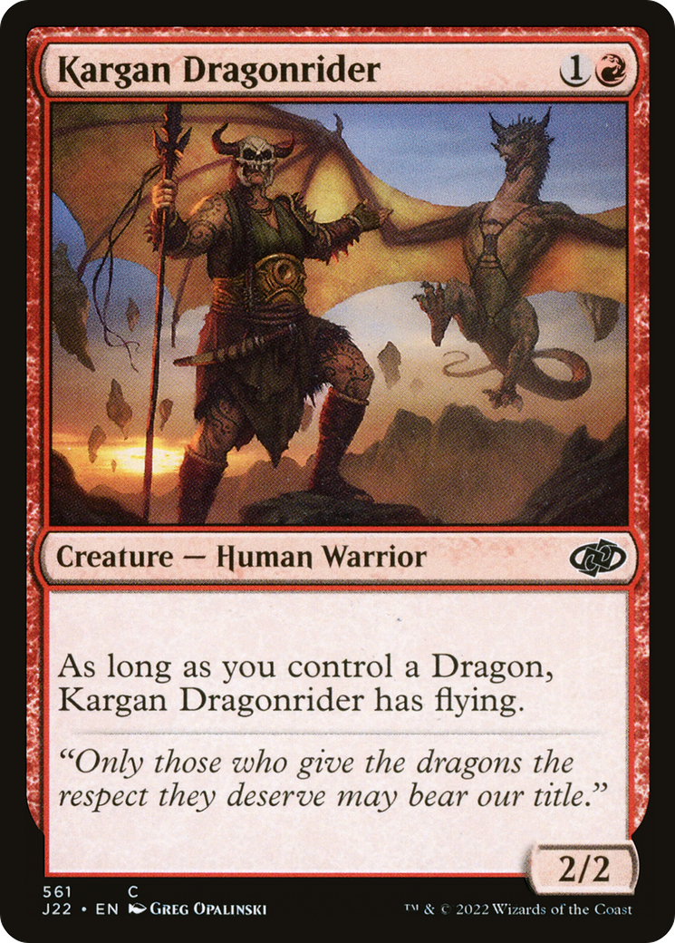Kargan Dragonrider [Jumpstart 2022] | Empire Gaming NC