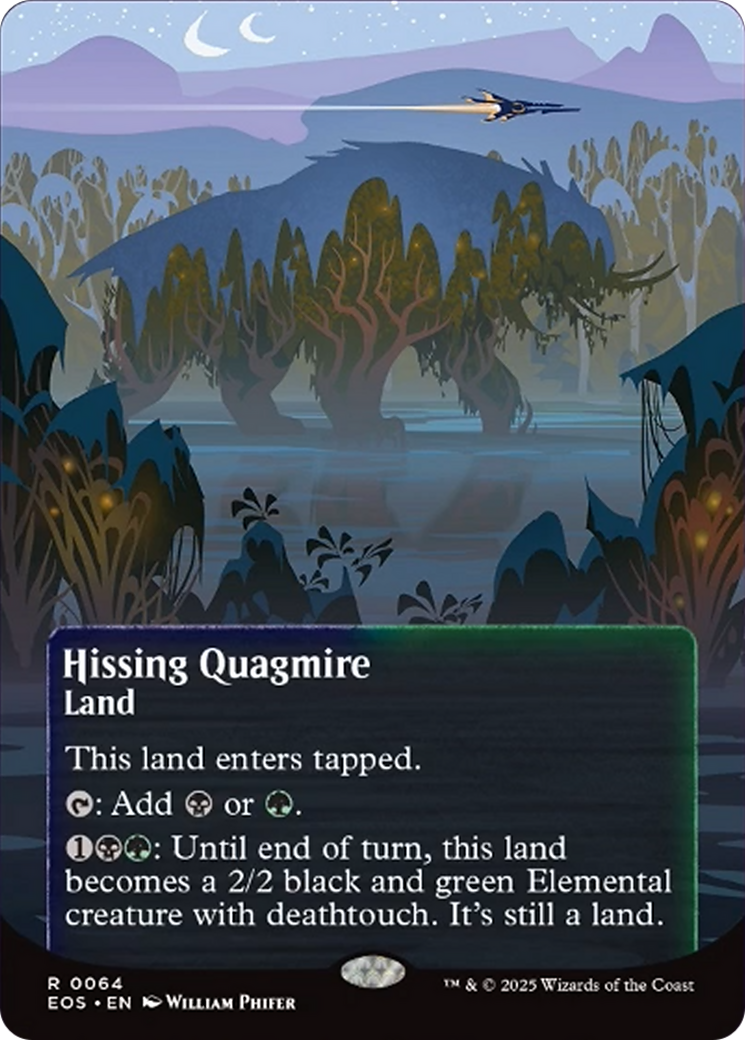 Hissing Quagmire (0064) (Borderless) [Edge of Eternities: Stellar Sights] | Empire Gaming NC