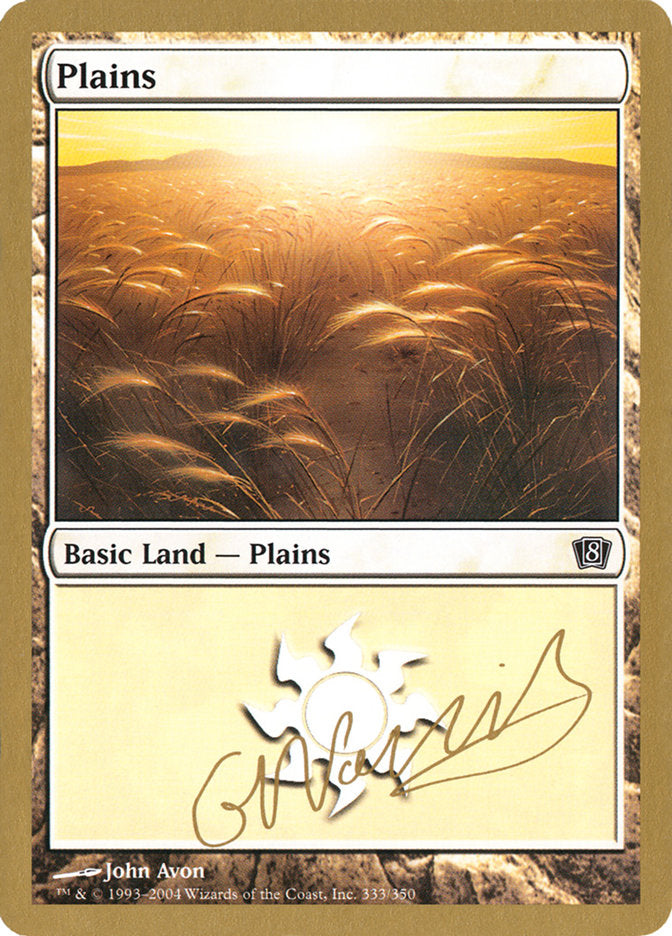 Plains (gn333) (Gabriel Nassif) [World Championship Decks 2004] | Empire Gaming NC