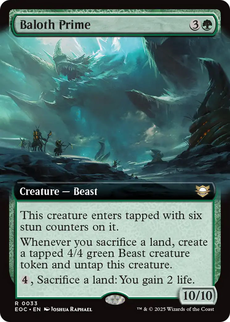 Baloth Prime (Extended Art) [Edge of Eternities Commander] | Empire Gaming NC