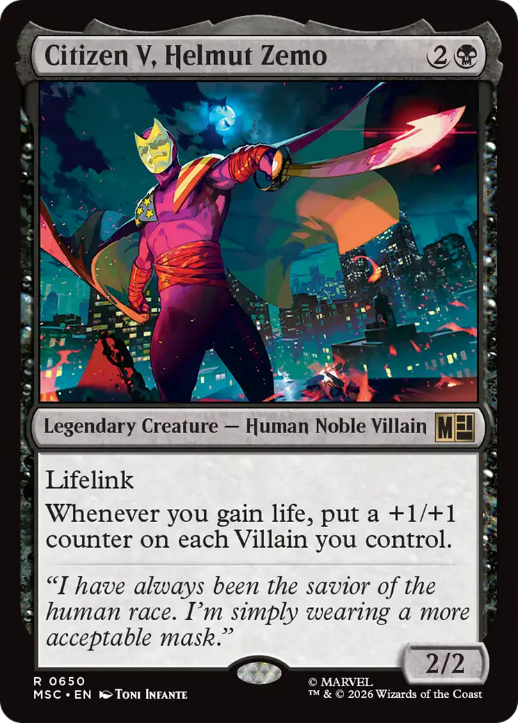 Citizen V, Helmut Zemo [Marvel Super Heroes Commander] | Empire Gaming NC