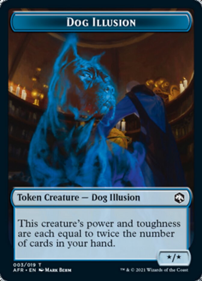 Dog Illusion // Vecna Double-Sided Token [Dungeons & Dragons: Adventures in the Forgotten Realms Tokens] | Empire Gaming NC