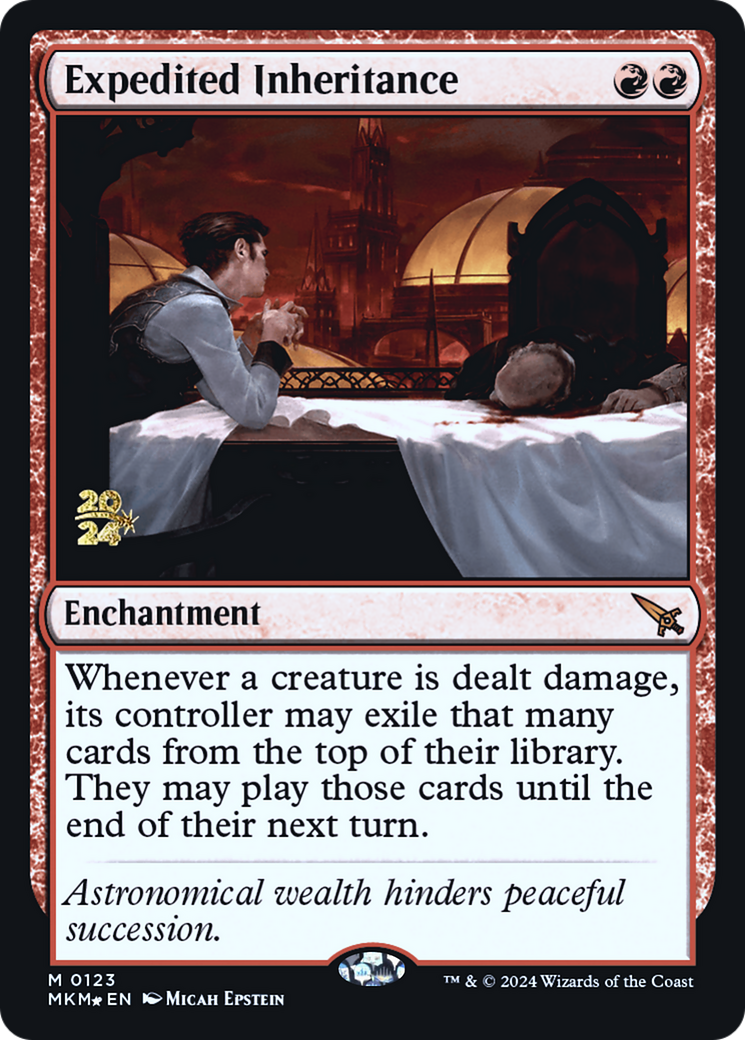 Expedited Inheritance [Murders at Karlov Manor Prerelease Promos] | Empire Gaming NC