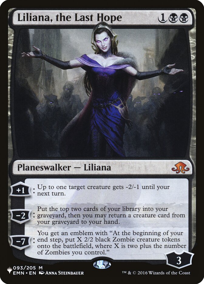 Liliana, the Last Hope [The List] | Empire Gaming NC