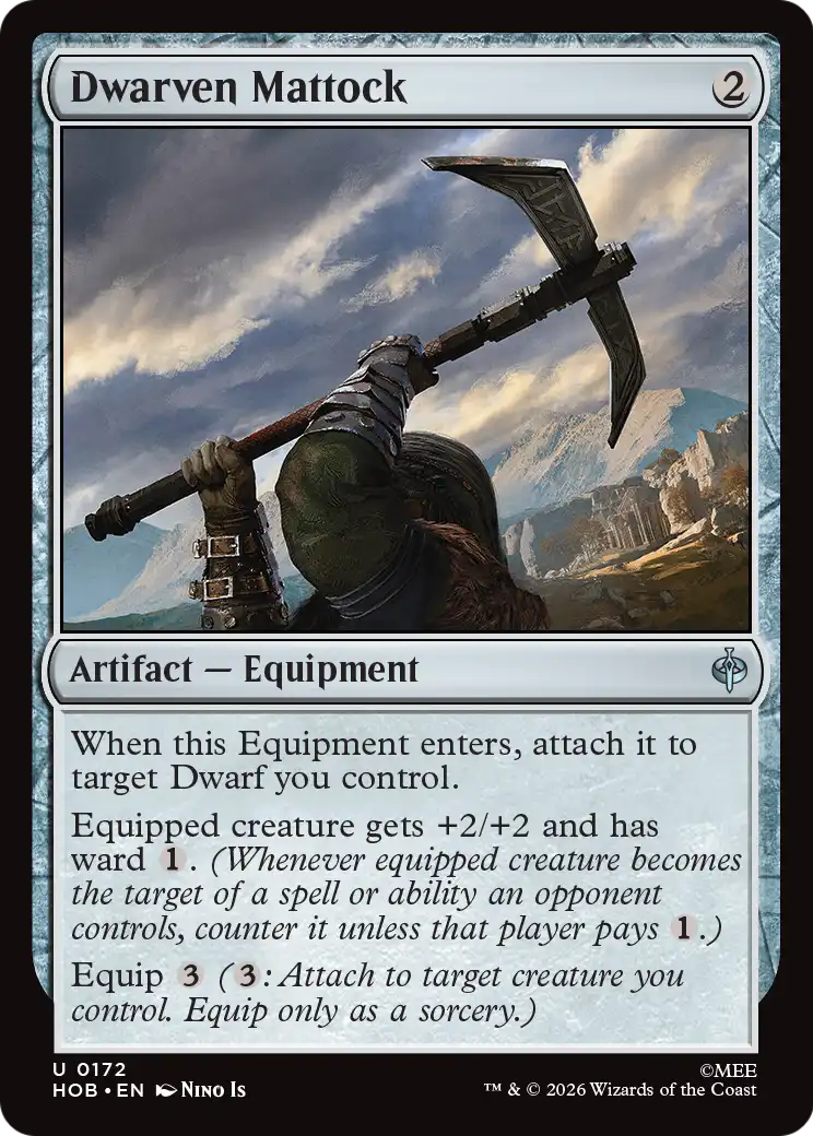 Dwarven Mattock [The Hobbit] | Empire Gaming NC
