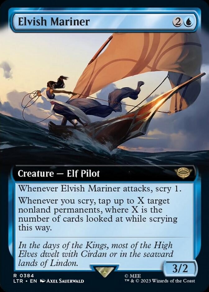 Elvish Mariner (Extended Art) [The Lord of the Rings: Tales of Middle-Earth] | Empire Gaming NC