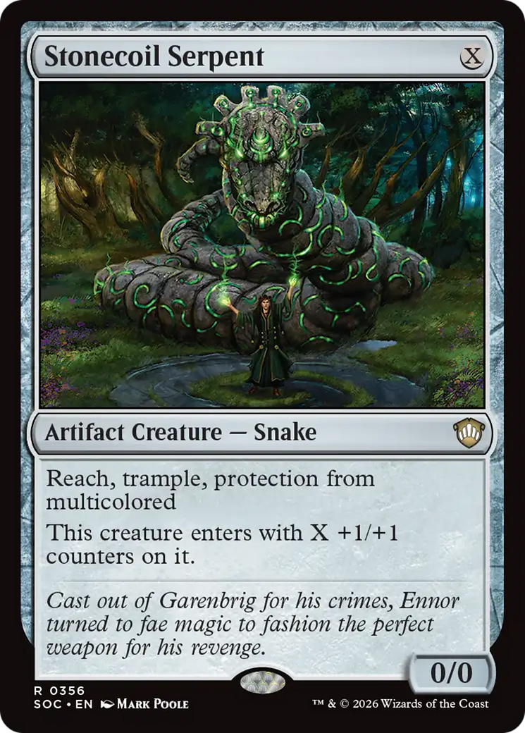 Stonecoil Serpent [Secrets of Strixhaven Commander] | Empire Gaming NC