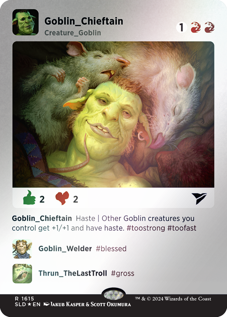 Goblin Chieftain (Rainbow Foil) [Secret Lair Drop Series] | Empire Gaming NC